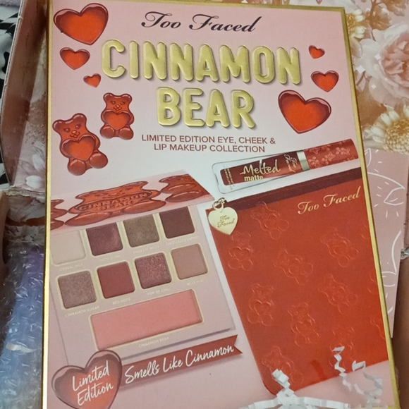 ❤Too Faced "Cinnamon Bear" Make Up 3 piece Set❤ - Picture 8 of 9